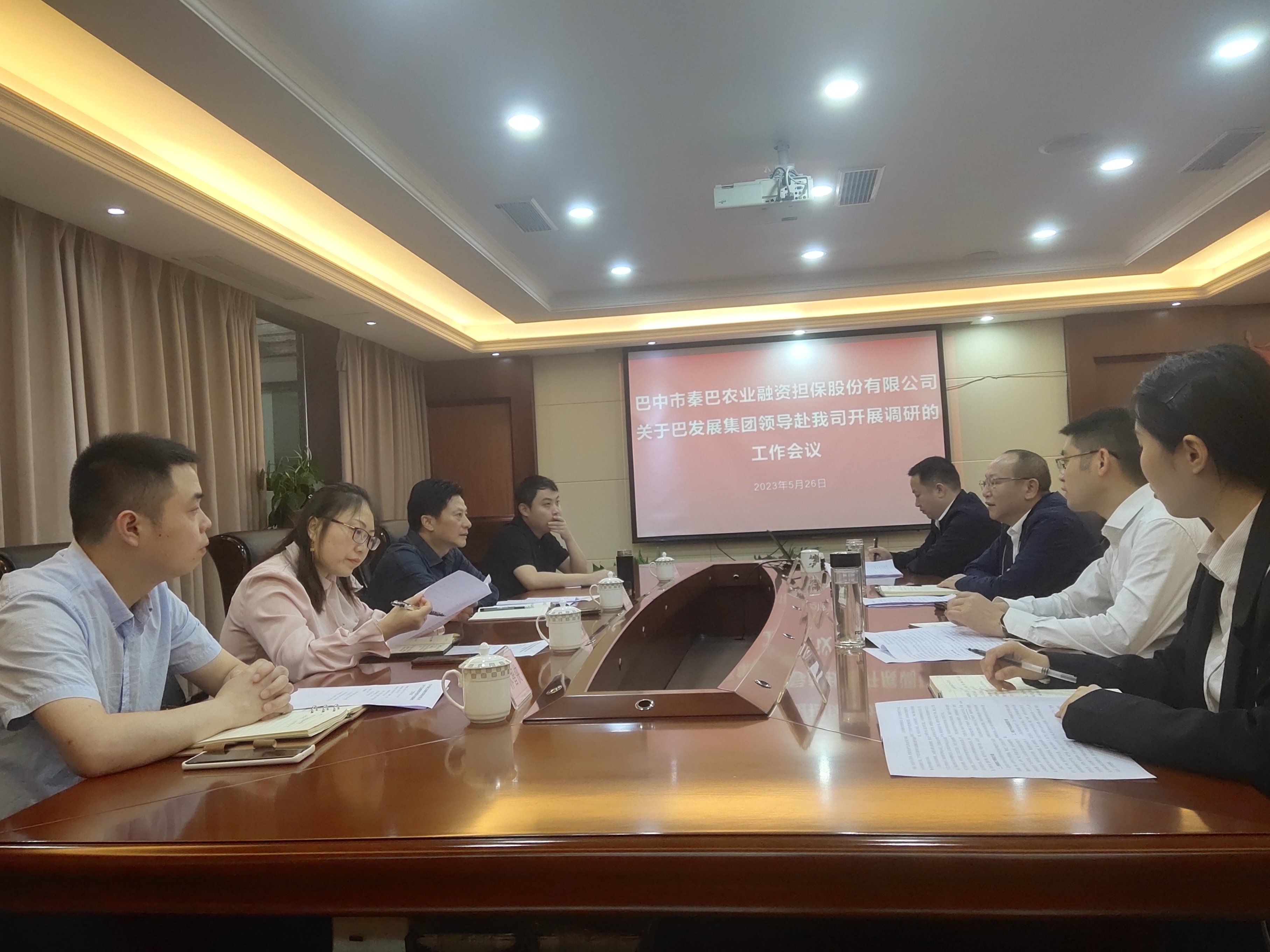 集團黨委書記、董事長許大政一行赴秦巴農(nóng)擔公司開展調(diào)研